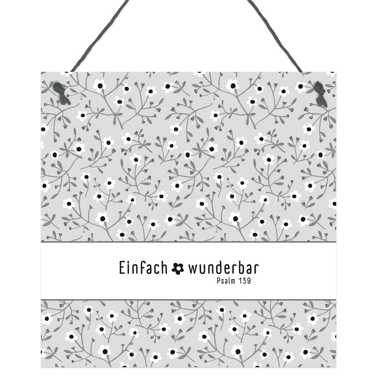 Deko-Schild Einfach wunderbar